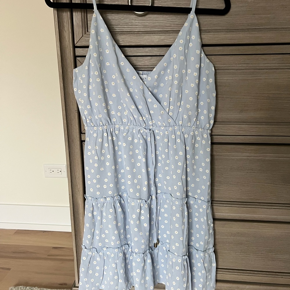 Hello Molly Blue Floral Dress